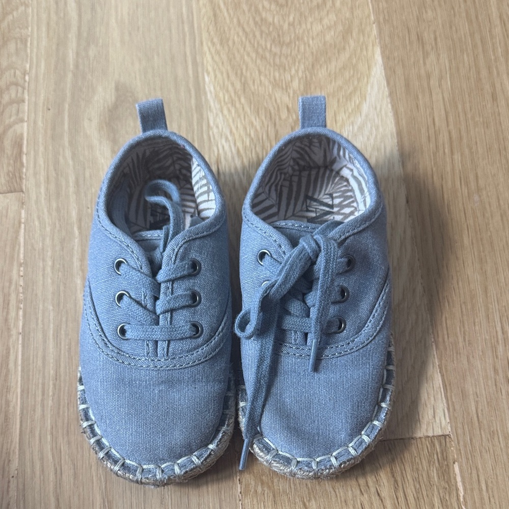 Zara Light Blue Baby Walker Shoes